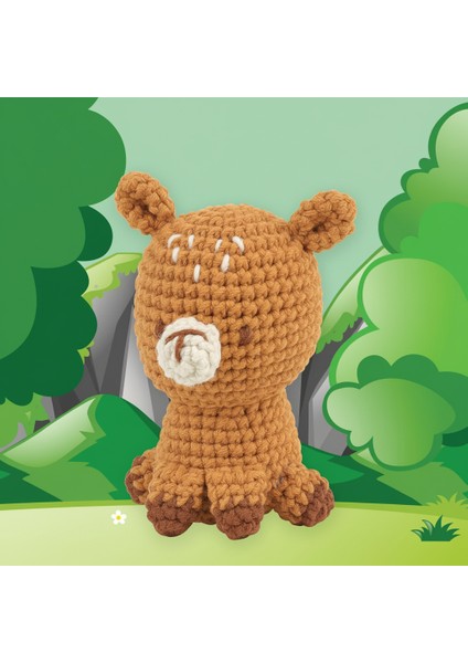 Minik Geyik Amigurumi Yapım Kiti Türkçe Klavuz ve Videolu Anlatım (Dazzle) fiyatları