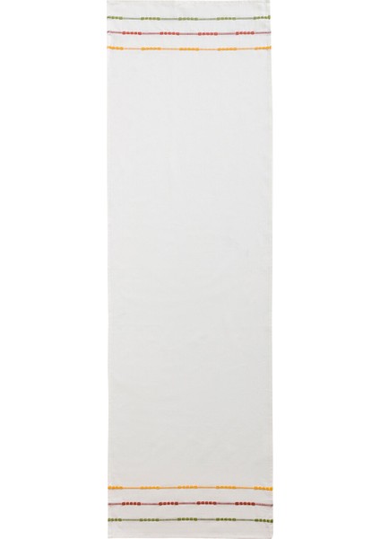 Yeni Sezon Çizgi Nakışlı Runner 45X150 cm indirimleri