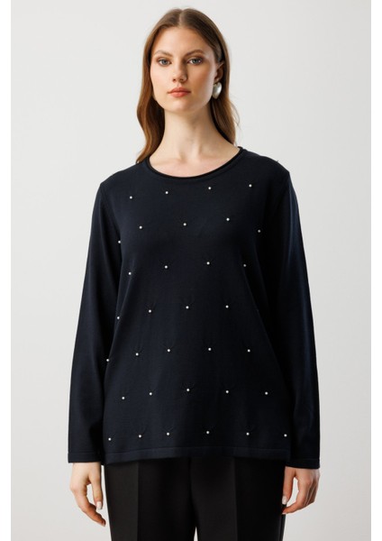 65371 Onteks Kazak Incili Sıfır Yaka