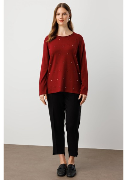 65371 Onteks Kazak Incili Sıfır Yaka fırsatları