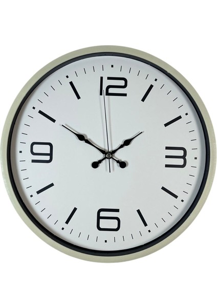 36 cm Dekoratif Krem Duvar Saati fiyatları