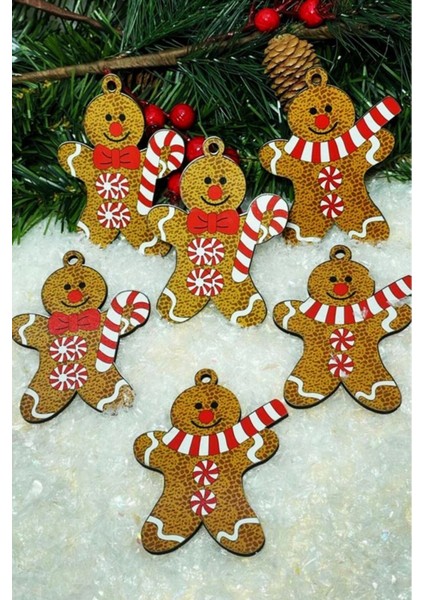 6'lı Renkli Çam Ağacı Süsü, 10 Cm, Yılbaşı Dekoru fiyatları