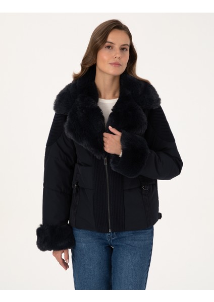 Kadın Lacivert Comfort Fit Mont 50308949-VR033