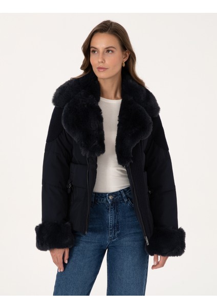 Kadın Lacivert Comfort Fit Mont 50308949-VR033 modelleri