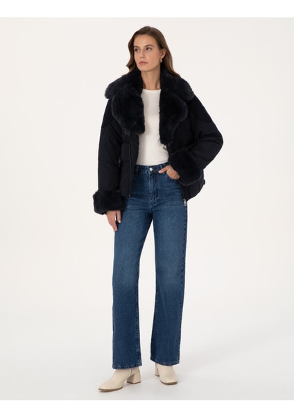 Kadın Lacivert Comfort Fit Mont 50308949-VR033 fırsatları