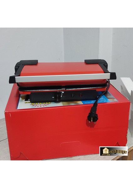 Evci Hitit Tost Makinesi Kırmızı 2000W.