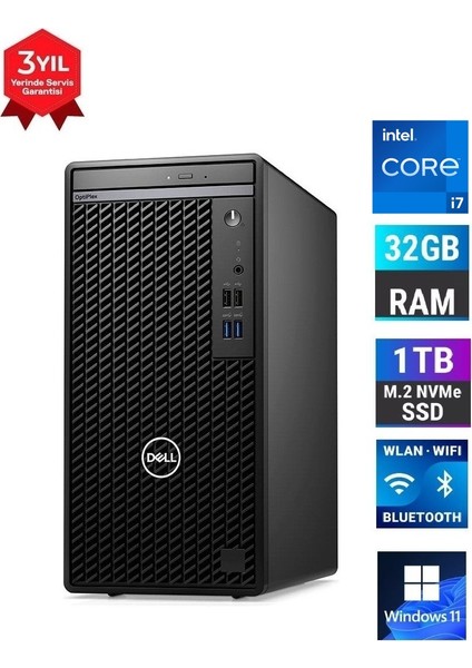 Vostro 3030 I7-14700 32 GB Ram 1 Tb SSD 12 GB A2000 W11 Pro Masaüstü Bilgisayar