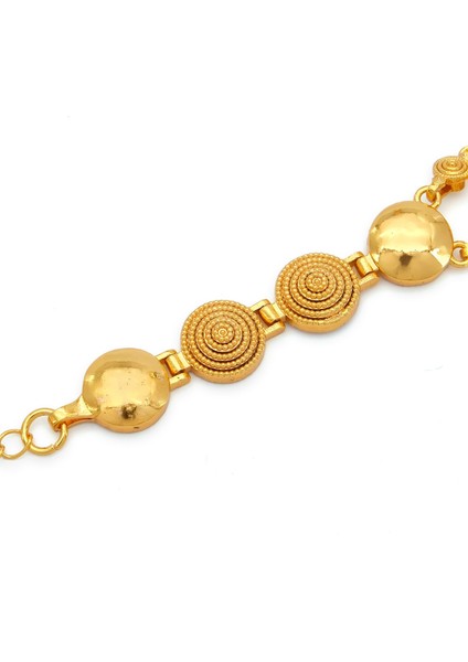 altın kaplama desenli yarım çerçeveli bileklik blk-1190 modelleri