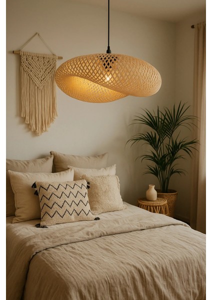 Madera Bambu Sarkıt Avize – 40 cm fiyatları