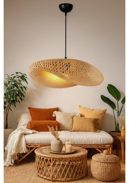 Madera Bambu Sarkıt Avize – 40 cm modelleri