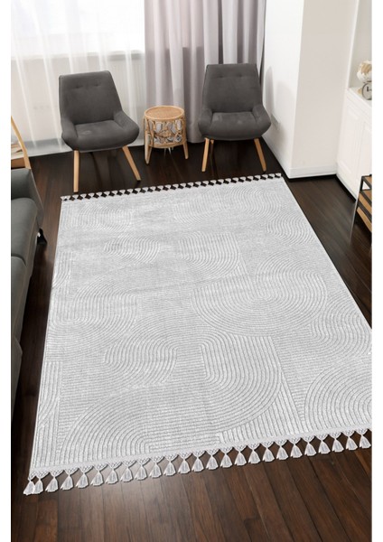 Rölyef Joy Kaymaz Taban Kesme Halı Yolluk Pon Pon Saçak modelleri