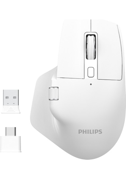 SPK7858 Kablosuz 4000DPI 7 Tuşlu Optik Mouse Beyaz