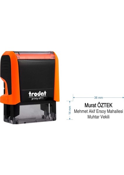 4911 Kişiye Özel İsim, Makam Ve Ünvan Kaşesi