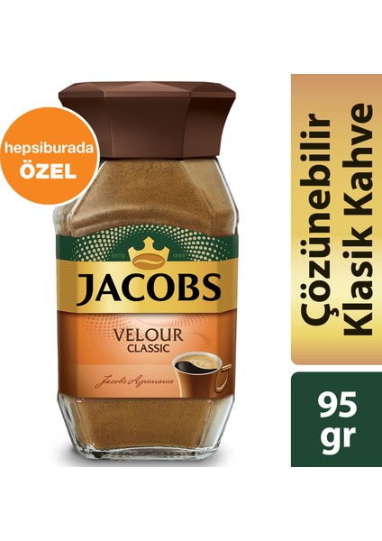 Velour Classic Kahve 95 gr