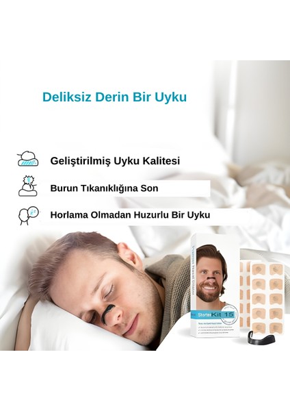 Horlama Engel Olan Manyetik, Mıknatıslı Burun Bandı - Premier Nasal Dilator fırsatları