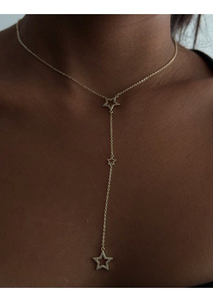 Işıltılı Yıldız Y Kolye