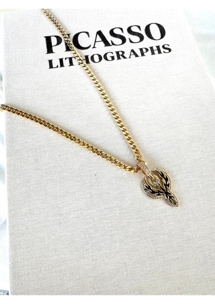 Çelik Anka Kuşu Kolye