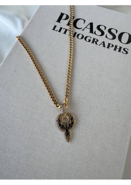 Çelik Anka Kuşu Kolye modelleri