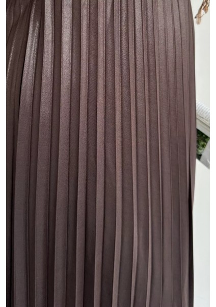 Bel Lastikli Pileli Tesettür Etek P-00019076 fırsatları