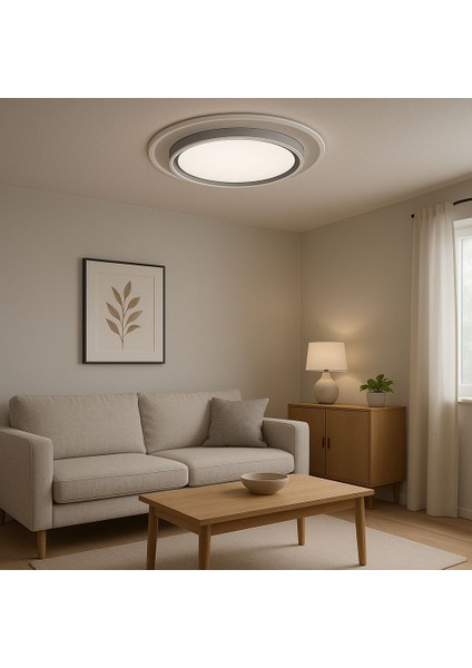 Orbis Modern LED Tavan Avizesi - 3 Mod Işık