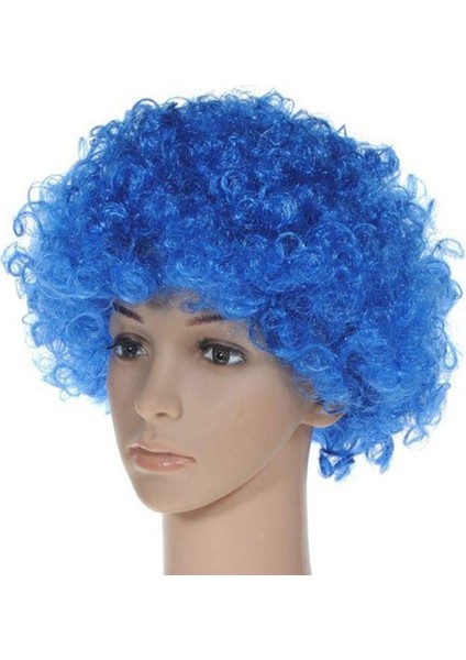 Kıvırcık Peruk Rengi Mavi