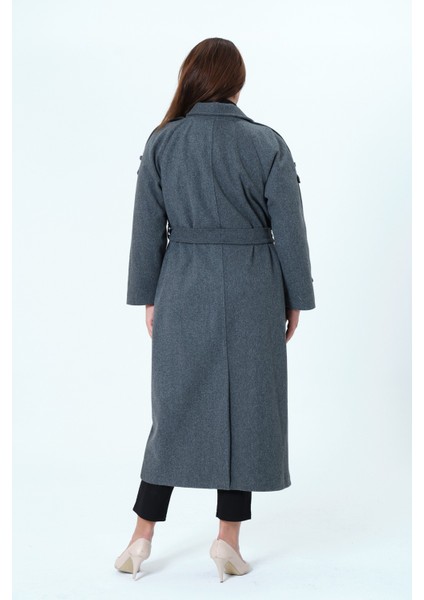 Karen Kadın Spor Kışlık Astarlı Örme Kaşe Manto indirimleri