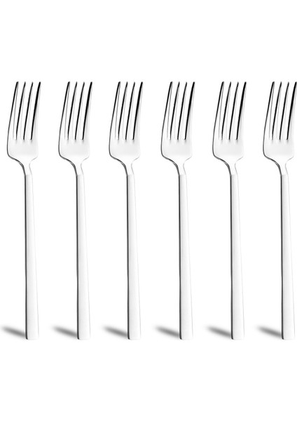 1800 6'lı Çelik Yemek Çatalı Takımı