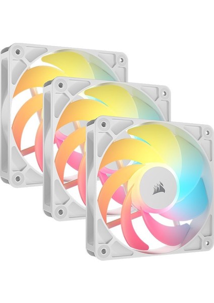 Corsaır Rs Serisi RS120 Reverse Argb Beyaz 120MM Pwm 3'lü Fan KITI-CO-9050197-WW