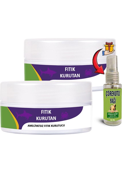 Fıtıkkurutan: 2 Tane 50 ml Krem + Çörek Otu Yağı