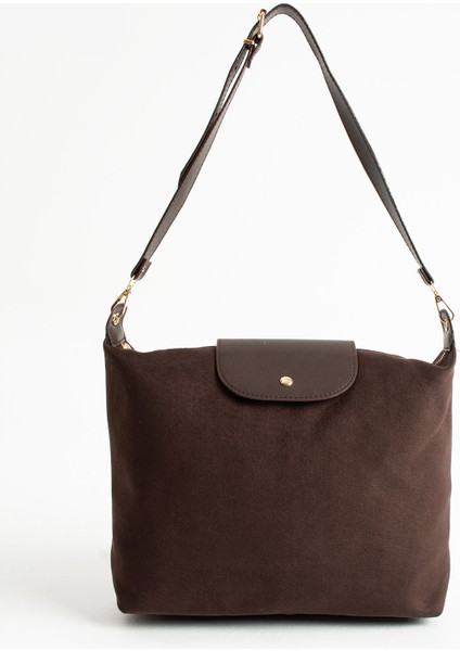 Nora Kadın Fermuarlı Ayarlanabilir Askılı Süet Omuz Çantası indirimleri