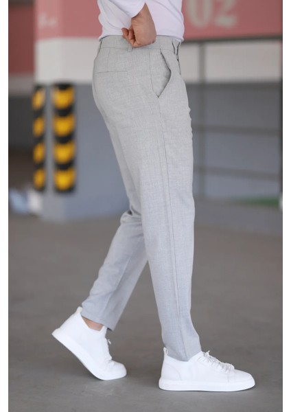 Erkek Kaliteli Likralı Italyan Kesim Her Ortama Uygun Şık ve Rahat Kısa Dilli Kumaş Pantolon fırsatları