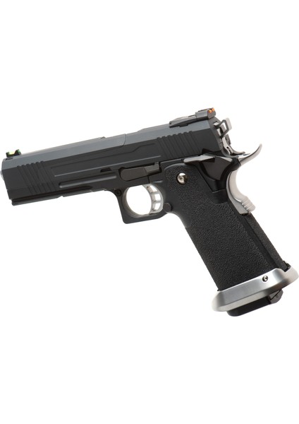 Aw HX1102 Hi-Capa Competition Grade Full Metal Siyah Gbb Airsoft Tabanca modelleri