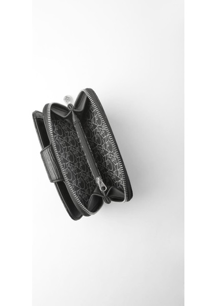 Desenli Orta Boy Kadın Cüzdan - 65306A - Siyah modelleri