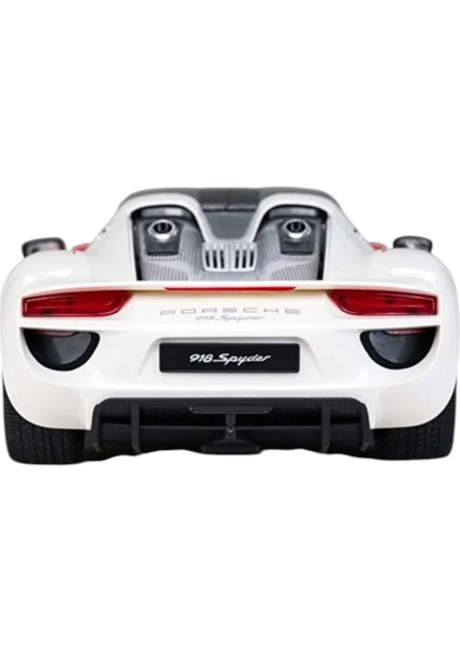 Sunman Rastar 70710 Kumandalı Araba Porsche 918 Spyder Weissach F/f R/c 2.4ghz Işıklı 1:14 6+