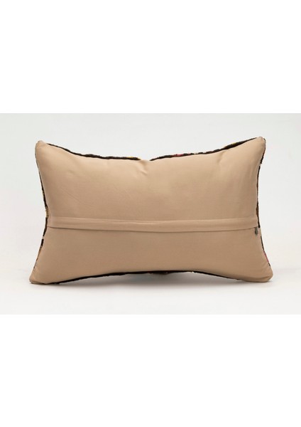 El Yapımı Kilimden Yapılmış Vintage Kırlent Kılıfı, Yün, 30X50 cm modelleri