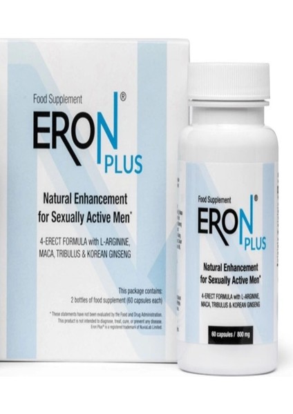 Eron Plus Erkeklere Özel Güç Destekleyici 60 Lı