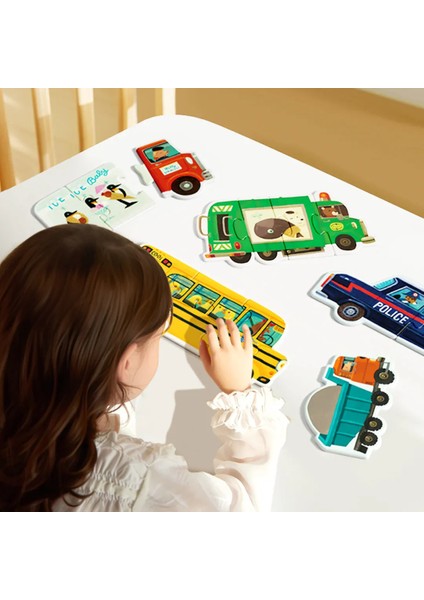 My First Puzzle - Hareketli Arabalar