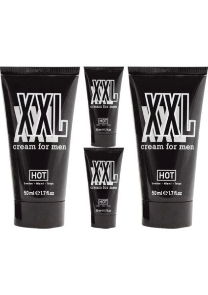Süper Hotxxl Erkeğe Özel 50 ml 4 Adet Şekillendirici Krem