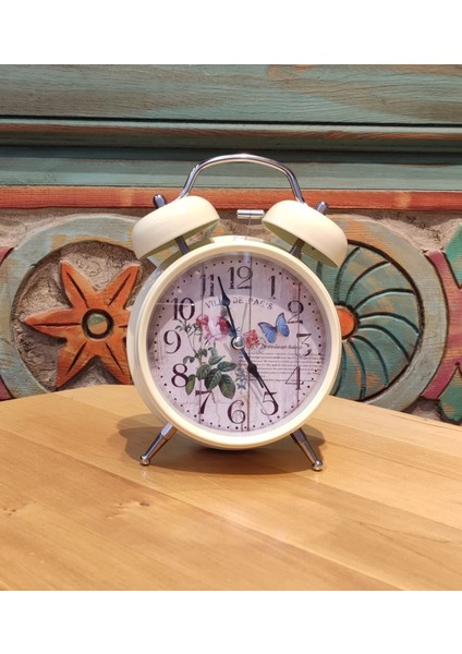 Metal, Sessiz Akar Mekanizmalı, Yüksek Ses Alarmlı, Çalar Saat, 12X17 fiyatları