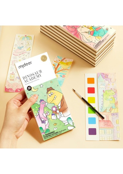 Sulu Boya Resim Seti - Dinozor Akademisi