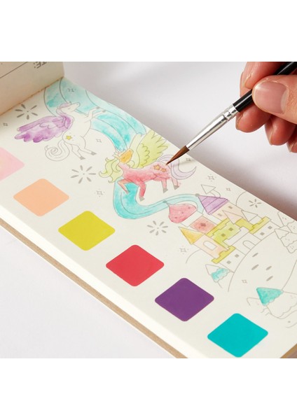 Sulu Boya Resim Seti - Unicorn Efsanesi