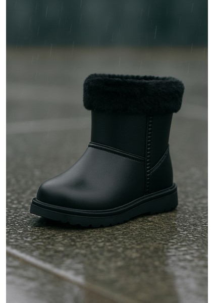 Kidswarm Cozy Kürklü Su Geçirmez Kışlık Çocuk Botu – Gri fiyatları