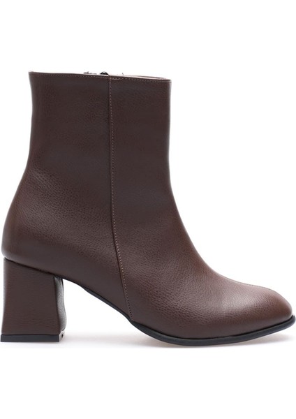 Lucinda Kadın Kışlık Acı Kahve Kalın Topuklu Bot fiyatları