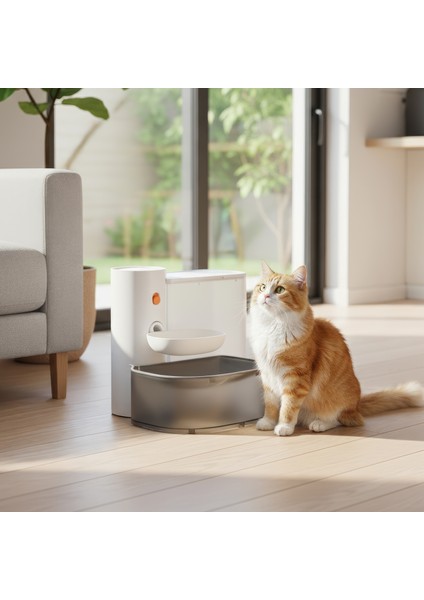 Otomatik Su Kabı 3 Lt Kablosuz 180 Gün Pil Ömrü Zamanlayıcı Seviye Göstergeli Su Pınarı H310 fiyatları