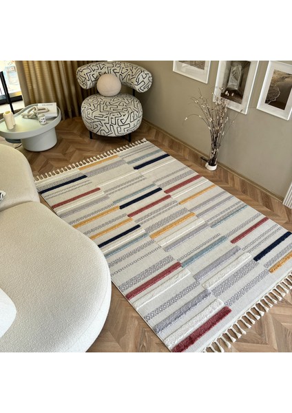 Palazzo 01 Multi Bukle Salon Halısı Hav Toz Vermez Mutfak Halısı Yumuşak Dokulu Çocuk Odası Halısı İskandinav Tarz Koridor Kesme Yolluk