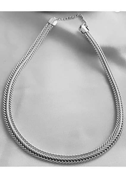 Gold Hasır Model Zincir Kolye