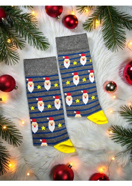 - Yılbaşı Temalı Unisex Çorap – Desenli Özel Tasarım (Hediye Paketli) modelleri