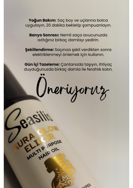 Aura Glow Elixir Saç Bakım Yağı - 100 ml fırsatları