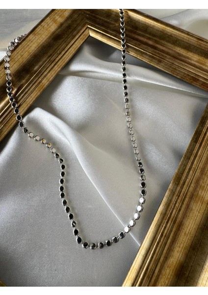 Özel Seri Gold Kalın Ezme Zincir Kolye