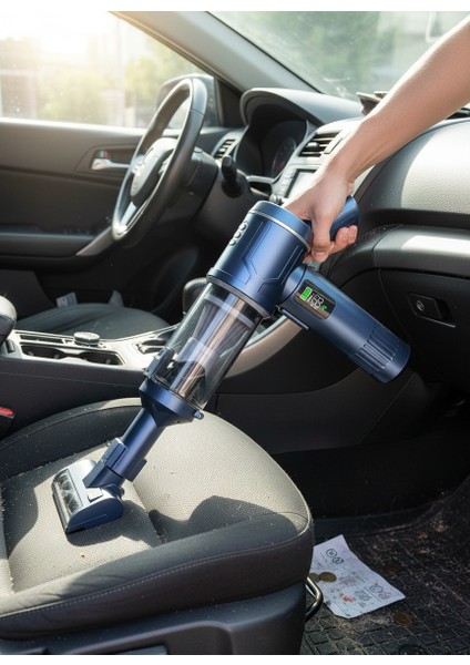 2000PA 100W Kablosuz Araç Süpürgesi – 4’ü 1 Arada Güçlü Emiş, Hepa Filtre, LED Işıklı, 5 Başlıklı fırsatları